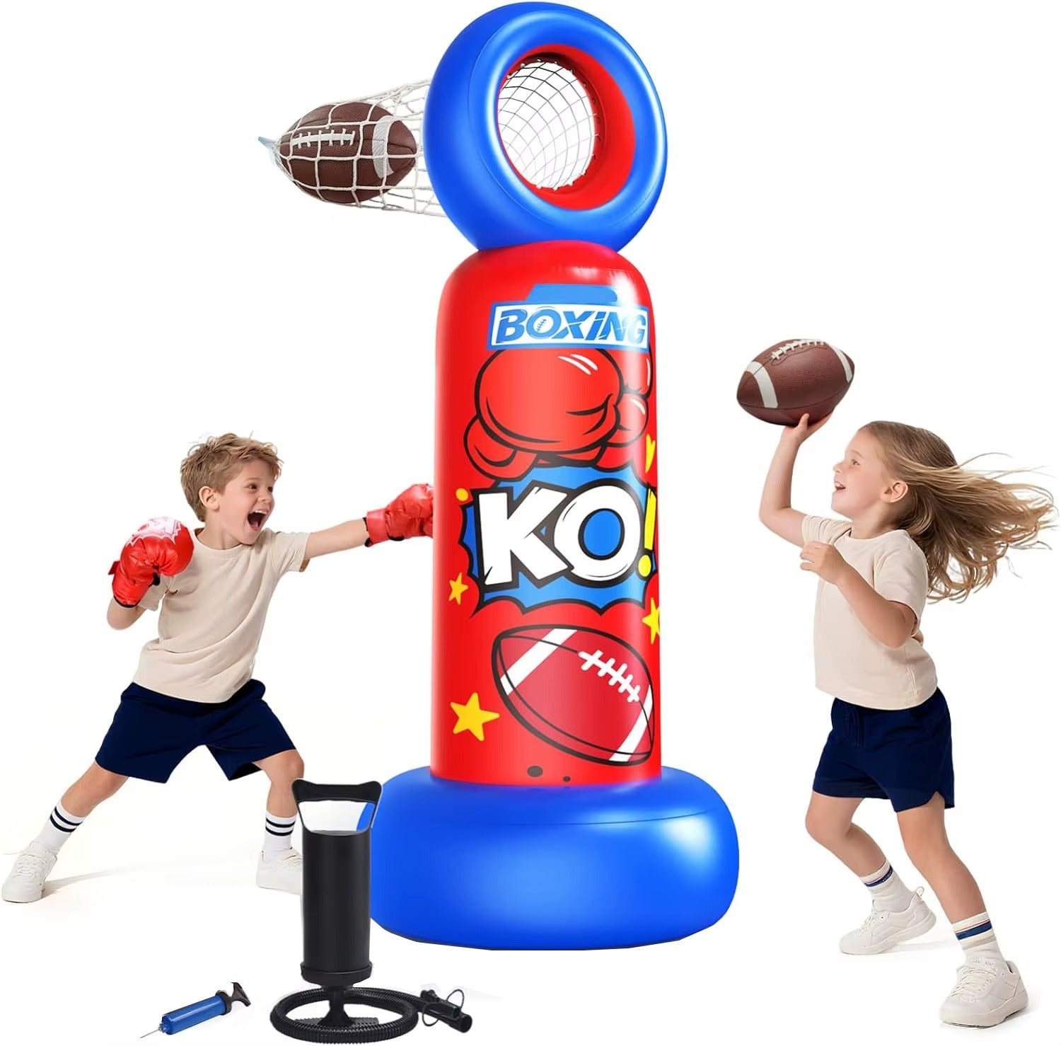 Inflatable Punching Bag for Kids (Freestanding)