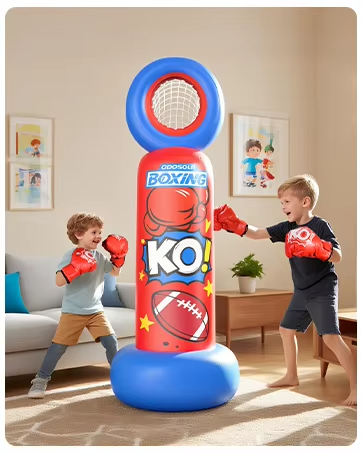 Inflatable Punching Bag for Kids (Freestanding)