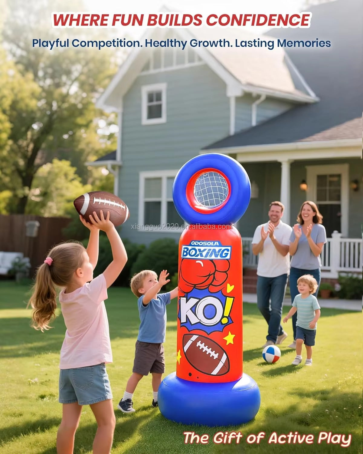 Inflatable Punching Bag for Kids (Freestanding)