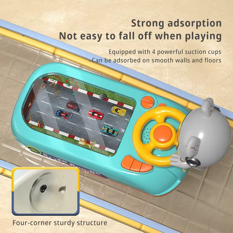 Adventure Racing Game Box for Kids – Interactive Steering Wheel Car Track Toy